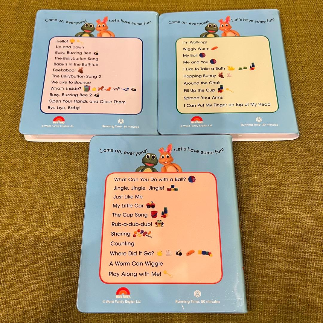 Play Along! 幼児向けボードブック全3巻セット BluRay