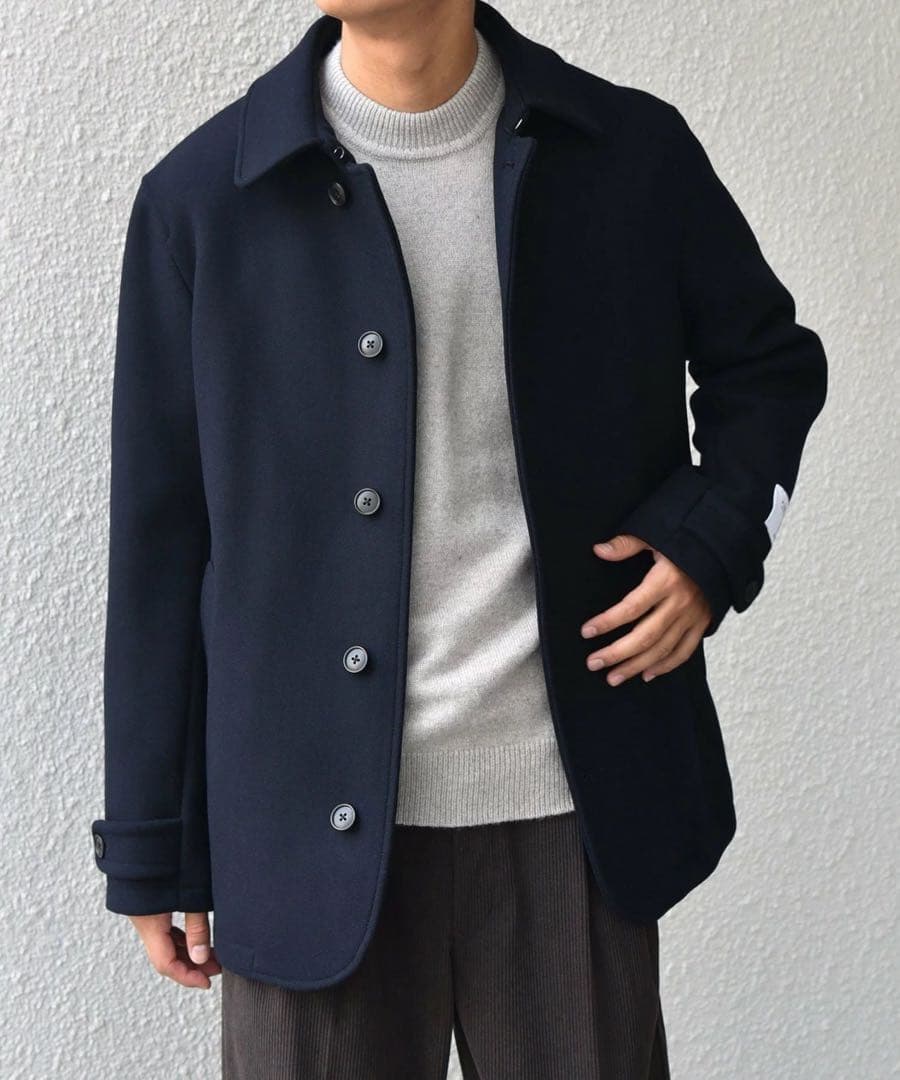 SHIPS any: PURE WOOL MELTON シングルPコート25AW - メルカリ