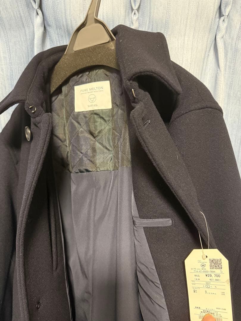 SHIPS any: PURE WOOL MELTON シングルPコート25AW - メルカリ