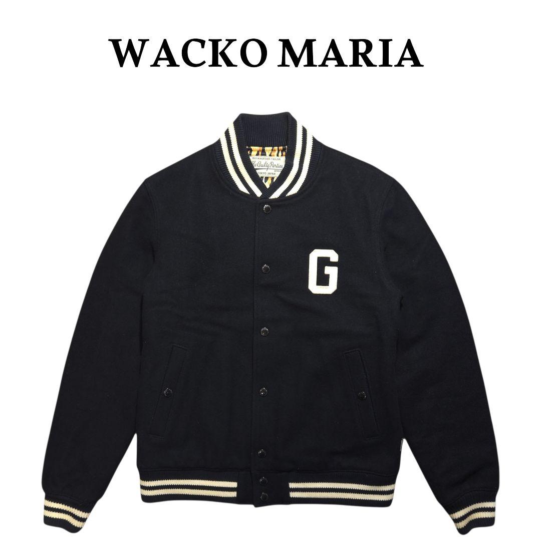 WACKO MARIA 内レオパード総柄スタジャン ワコマリア ブラック - メルカリ