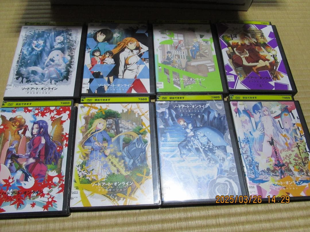 ソ－ドア－トオンライン　DVD 33本セット　　レンタル落ち