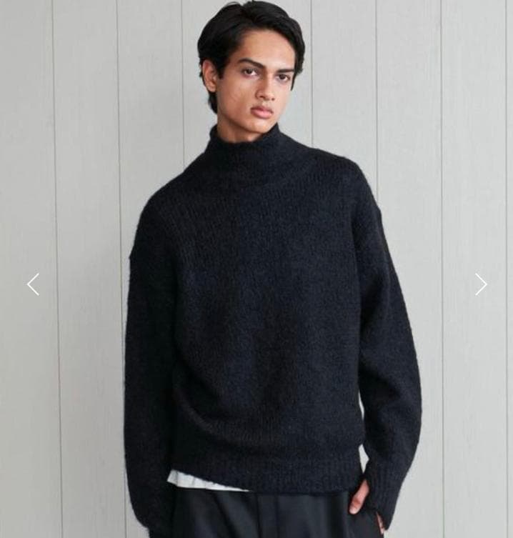 H BEAUTY&YOUTH / 24AW エアモヘヤ タートルネックニット - メルカリ