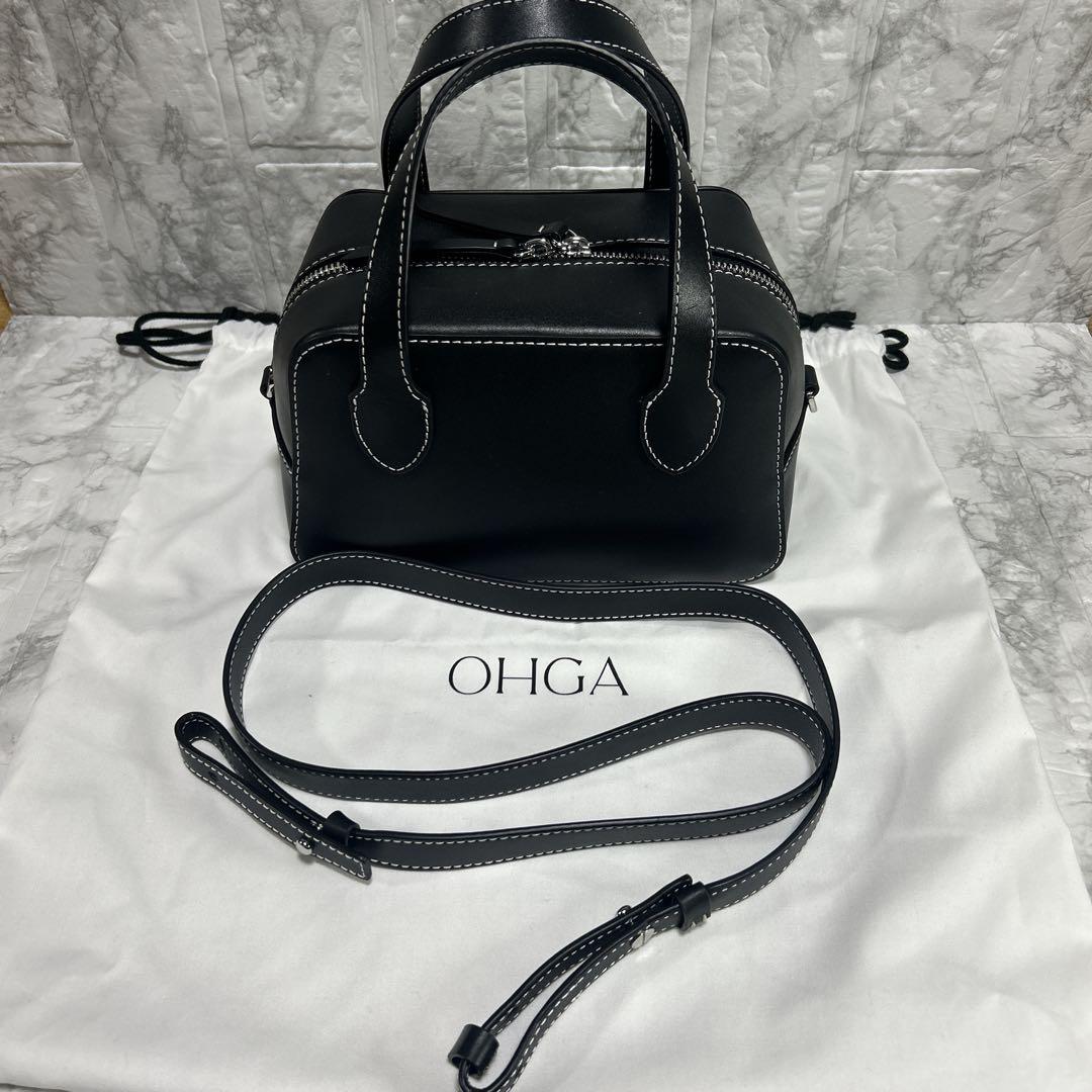 OHGA オーガ MINI BOSTON BAG ミニボストンバッグ 黒 - メルカリ