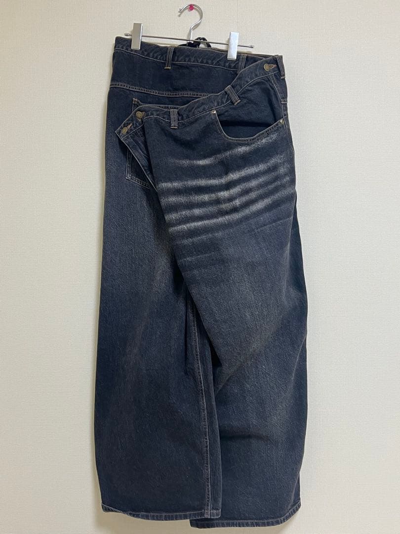 Orimi (オリミ) OVERLAP BAGGY DENIM デニム - メルカリ