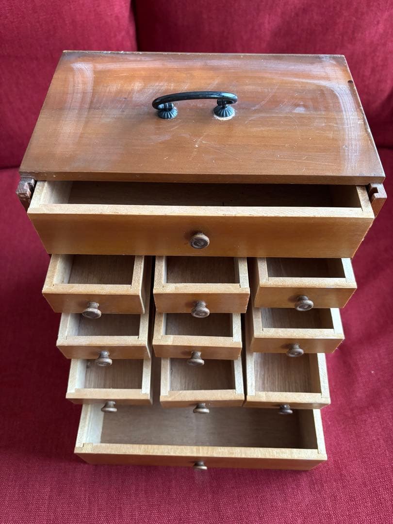 カンナ様専用】盆石道具 砂箪笥 レトロ 小物入れ