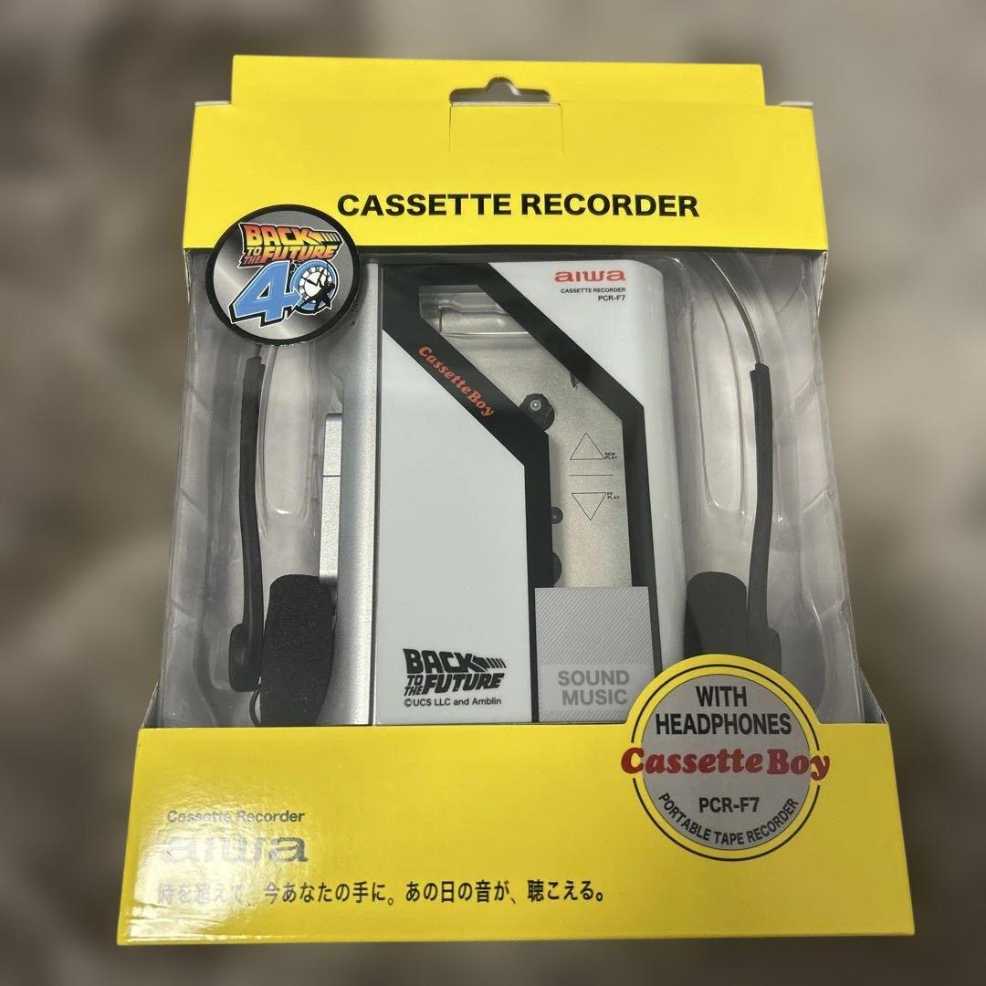 新品未開封】バックトゥザフューチャー カセットプレーヤー ドンキx