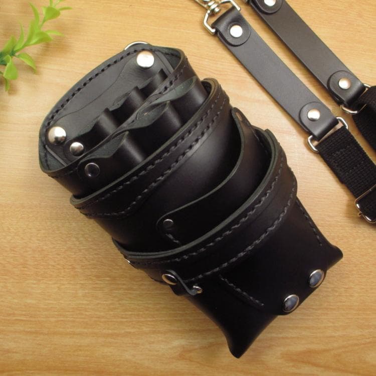 オールブラック 6丁差し 本革シザーケース SCA-61/CKA - メルカリ