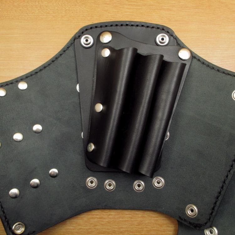 オールブラック 6丁差し 本革シザーケース SCA-61/CKA - メルカリ