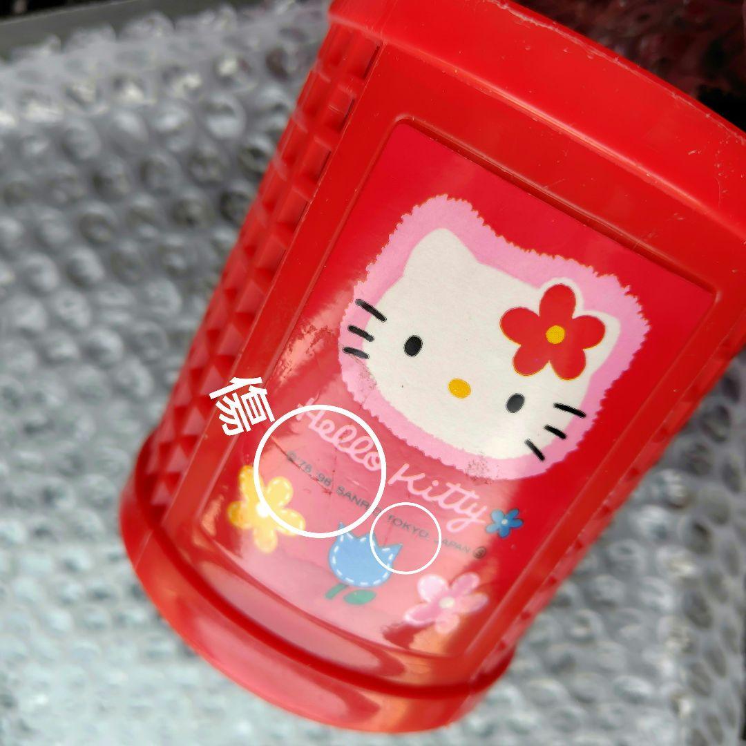 Hello Kitty ハローキティ ペン立て 《1996年 日本製》傷汚れあり