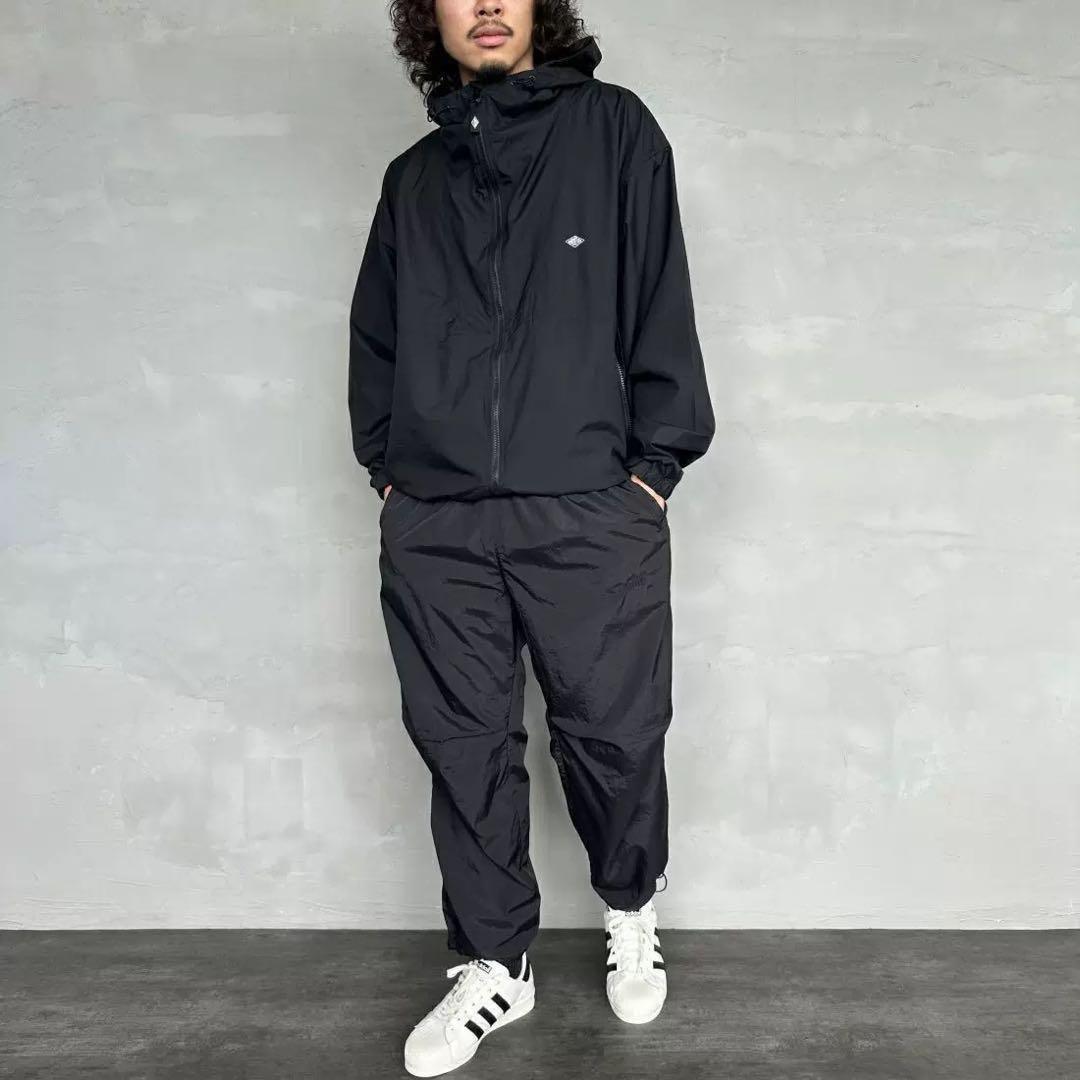 DANTONダントン ダントン ナイロンフードコート ブラック M - メルカリ