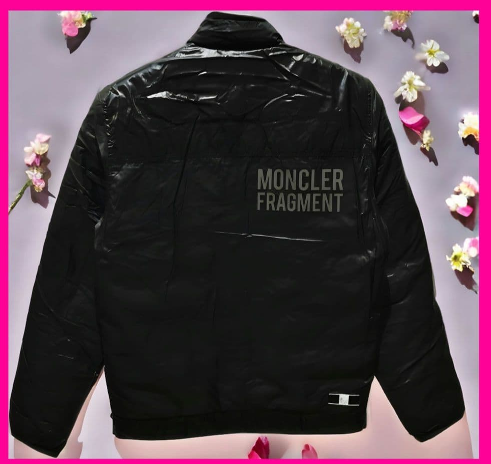 ユニセックスステッチロゴMONCLERフラグメントダウンジャケット