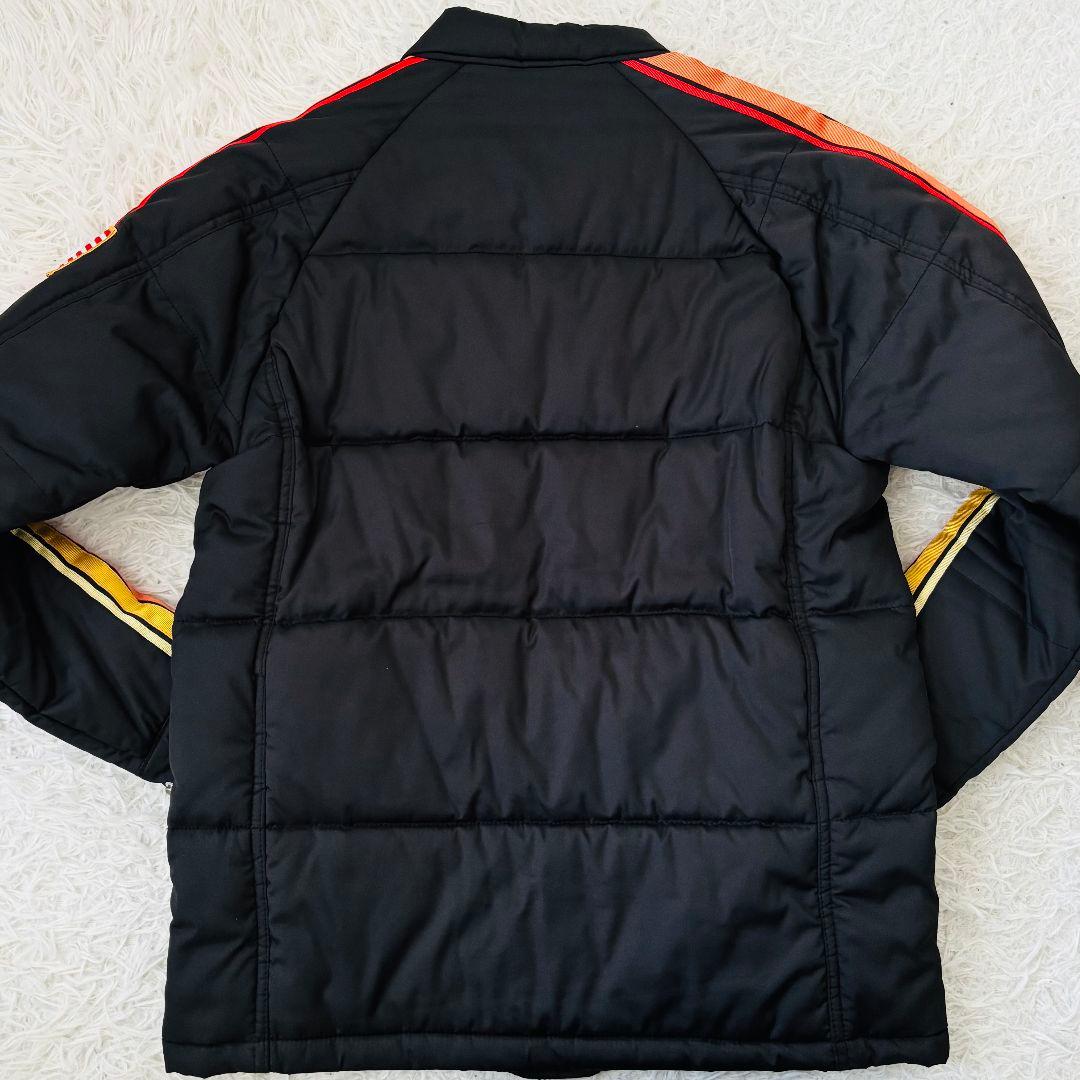 未使用級✨️ショット レーシングジャケットS 中綿ロゴ刺繍 ブラック