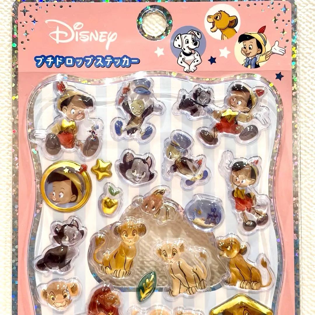 2点セット ☆ ディズニー プチドロップステッカー ドロップシール