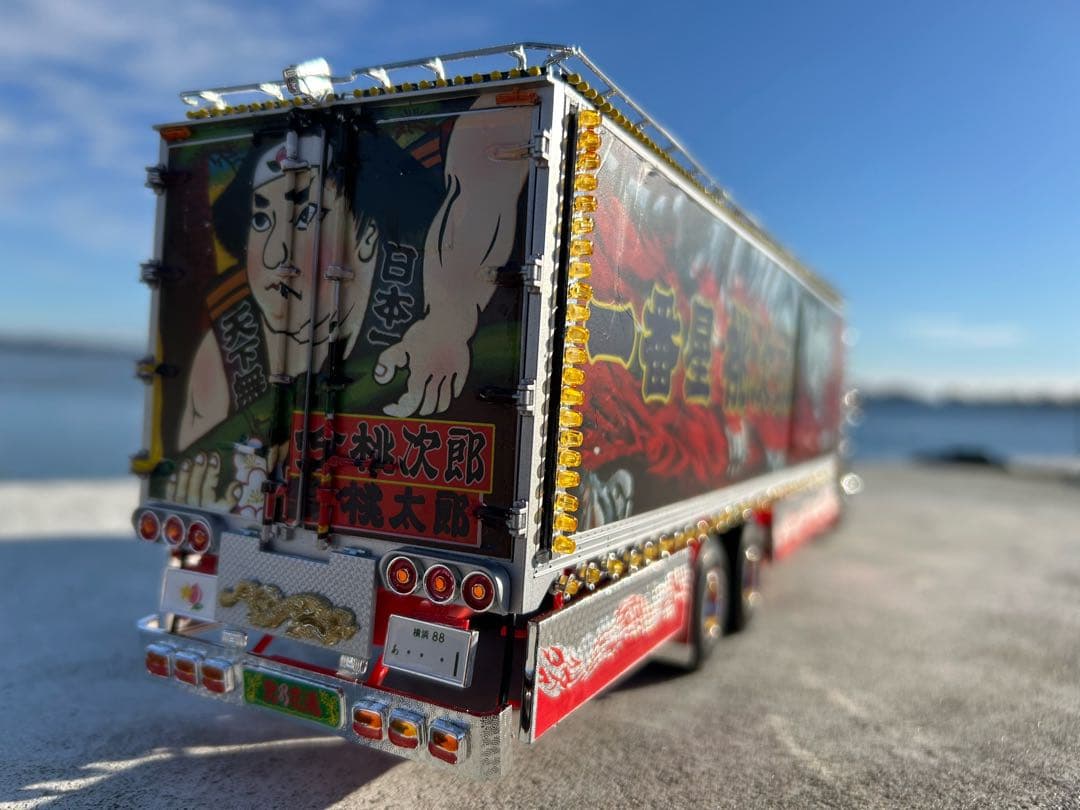 トラック野郎一番星北へ帰るデコトラプラモデル完成品 - メルカリ