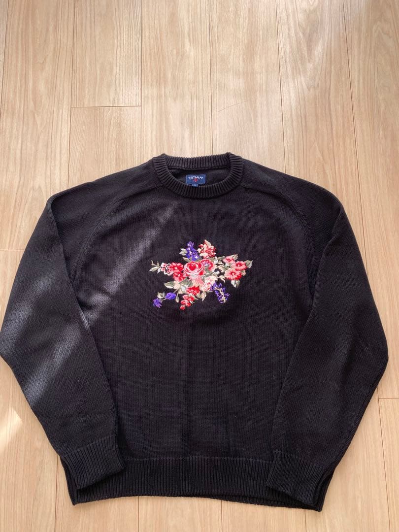 Noah ノア NY 刺繍ニット supreme 在庫ありすぐ届く♪NOAH(ノア) ロゴ刺繍ニット帽 ブラック (NOAH