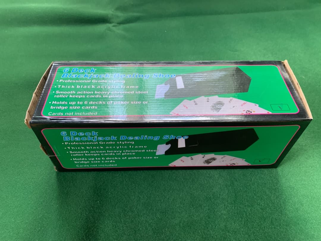 カジノ】6デック用カードシュー（シューター）ディスカードトレイセット