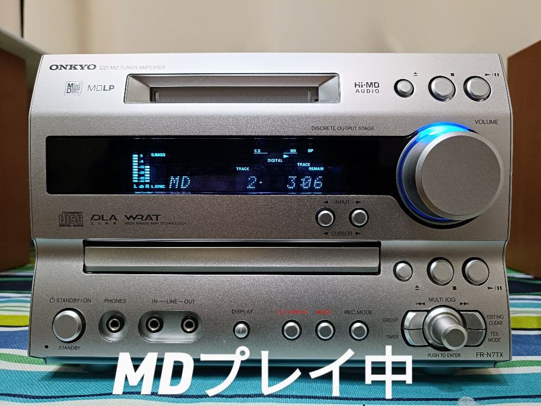 ONKYO FR-N7TX CD,MD,FM/AM 整備済完動品 リモコン付
