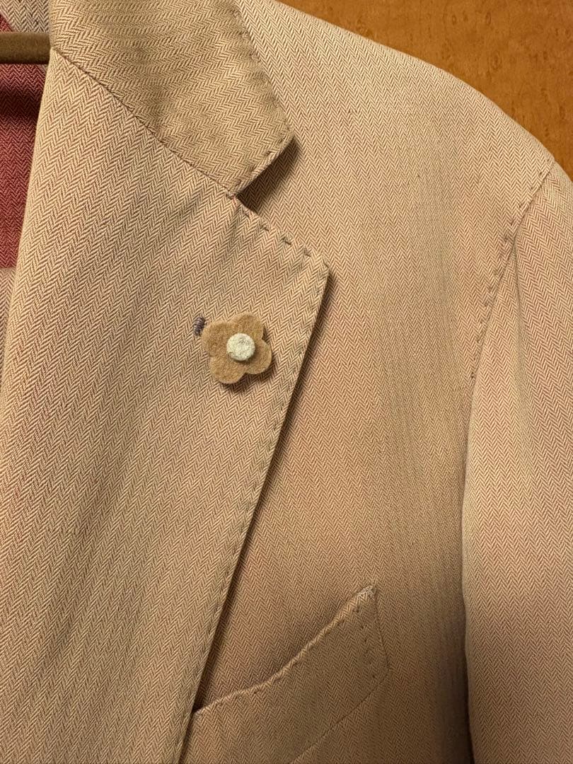 ラルディーニ LARDINI スーツ 48 ベージュ系