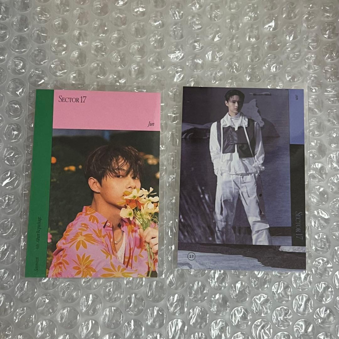 SEVENTEEN トレカ ジュン sector 17 ステッカー - メルカリ