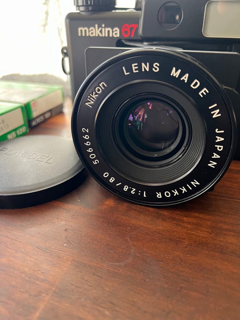Plaubel makina67 マキナ67 完動品 露出系OKフィルムおまけ - メルカリ