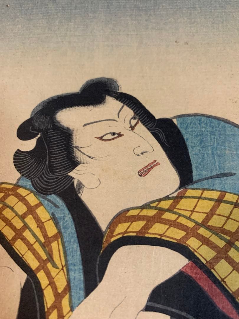 木版画 江戸時代 浮世絵師 歌川国貞 大判 木版浮世絵 武者絵 美人絵 日本