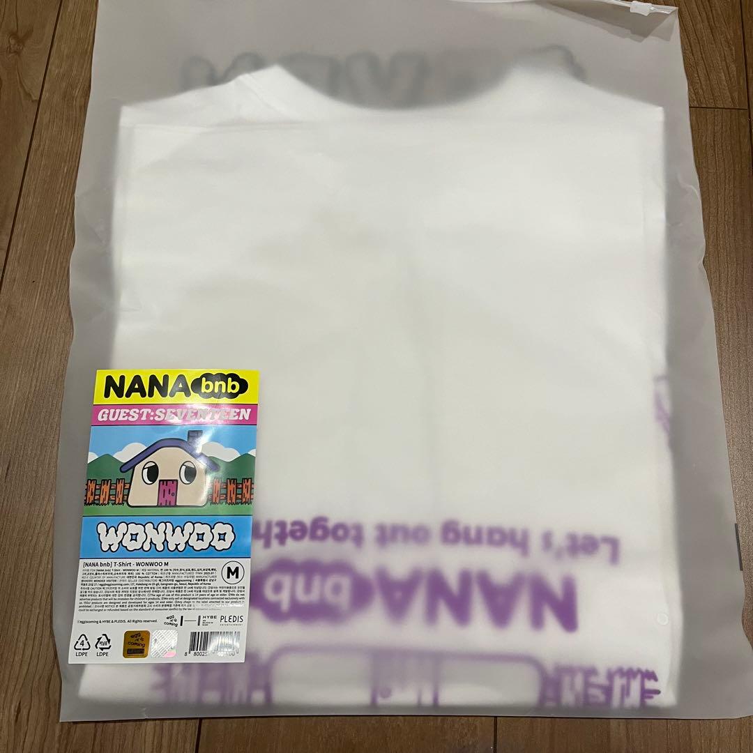 SEVENTEEN セブチ NANA bnbナナ民泊 Tシャツ ウォヌ M - メルカリ