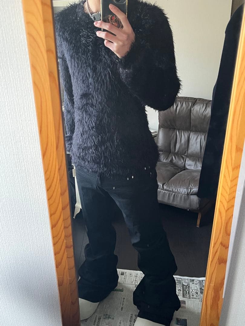 1017 alyx 9sm feather crewneck モヘアニット - メルカリ