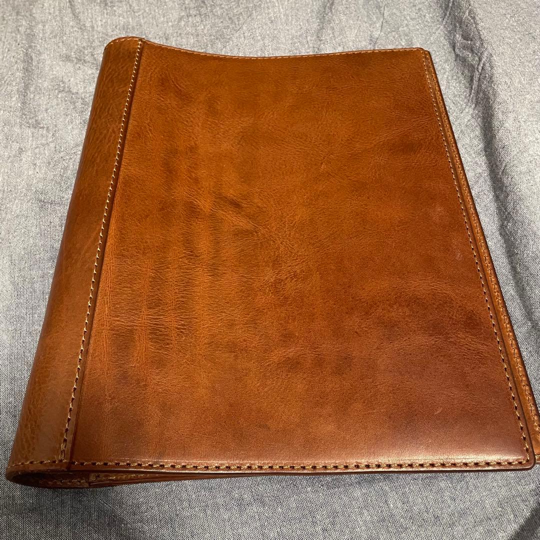 新品】 ルーズリーフ a4 本革 - メルカリ