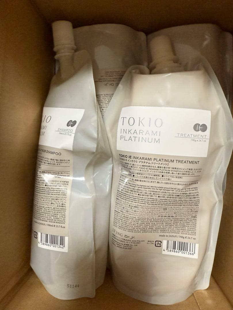 TOKIO IE シャンプー700ml & トリートメント 700g 詰替セット