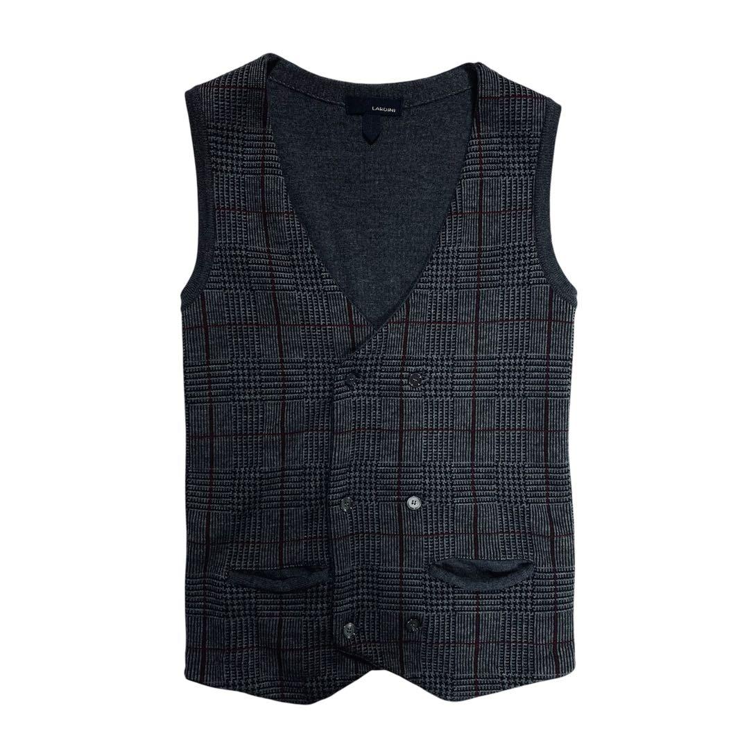 LARDINI（ラルディーニ） ダブルブレストベスト サイズ46 イタリア製