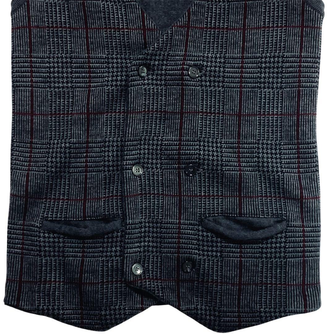 LARDINI（ラルディーニ） ダブルブレストベスト サイズ46 イタリア製