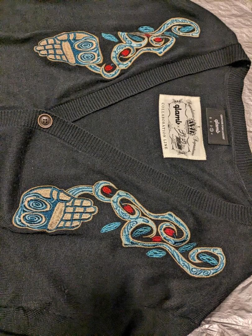 glamb × ジョジョ カーディガン ハイエロファントグリーン 3（L