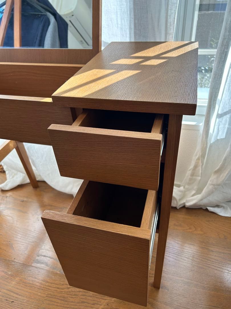 値下げ！ウニコ unico ドレッサー ノート 廃盤品 家具 デスク テーブル