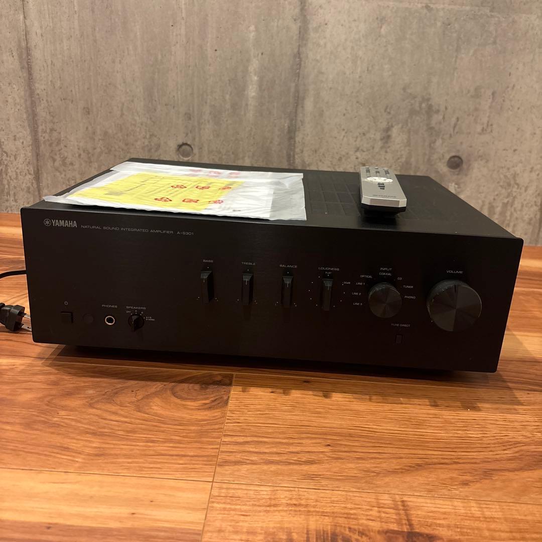 YAMAHA ヤマハアンプ プリメインアンプ　A-S301 Amazon.co.jp: ヤマハ プリメインアンプ A-S301(B) 192kHz/24bit対応