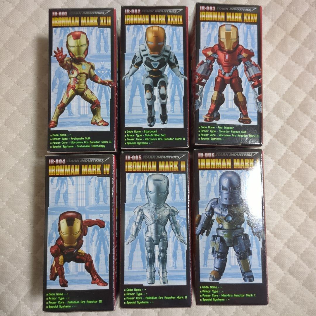 アイアンマン ワールドコレクタブルフィギュア vol.1 正規品6体セット