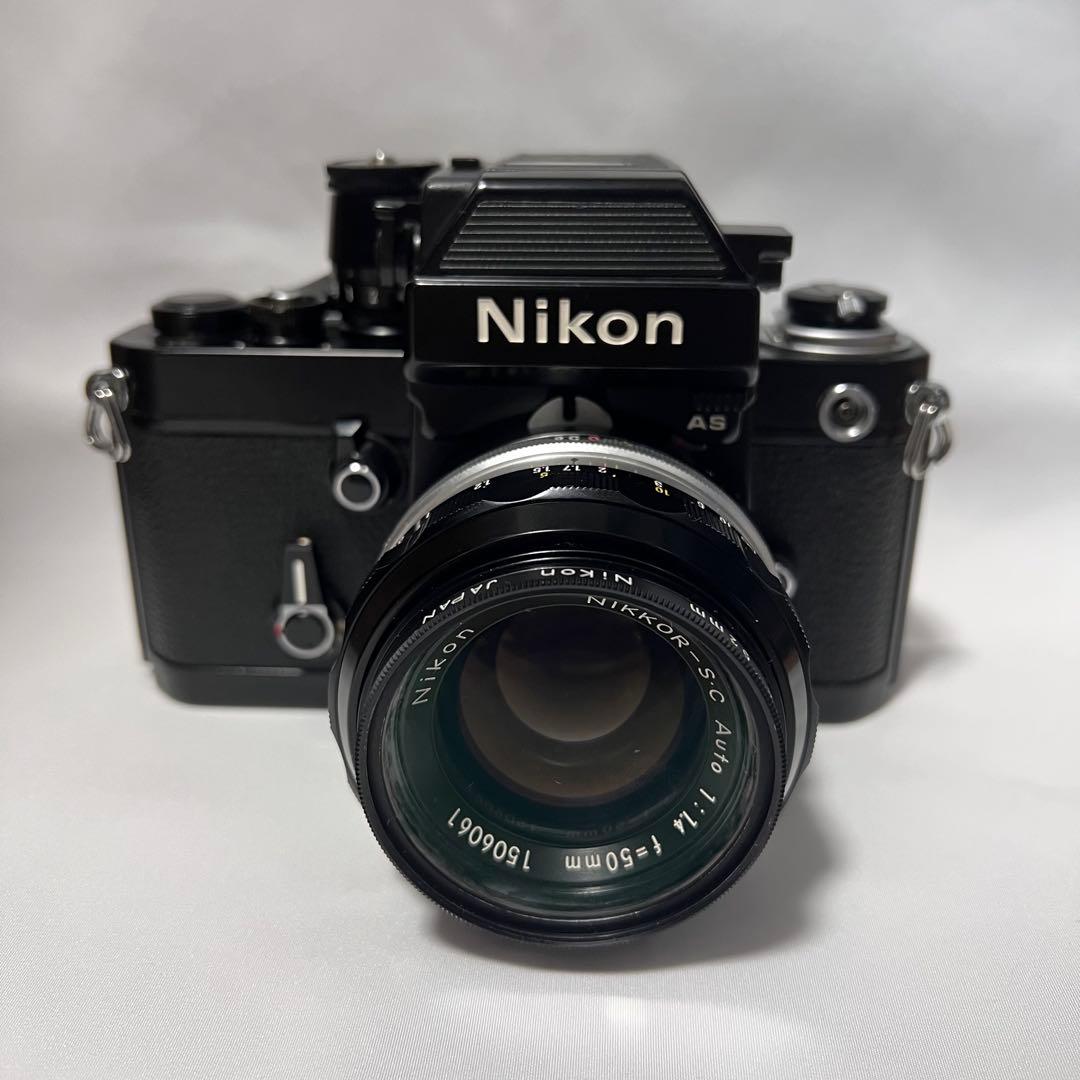 Nikonニコン F2 フォトミックAS ブラック カメラ本体 レンズ付き