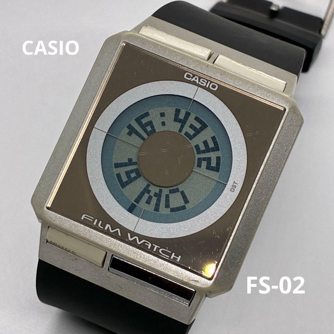 casio カシオ FS-02 動作品 2038 ヴィンテージ CASIO FILM WATCH フィルムウォッチ FS-02 - メルカリ