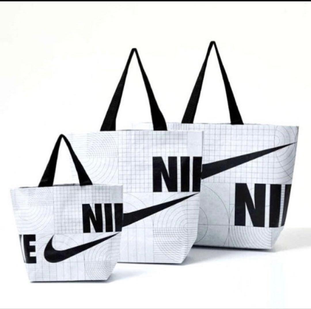 NIKE 3枚セットS•M•Lナイキ ショップ袋 エコバッグ ショッパー - メルカリ