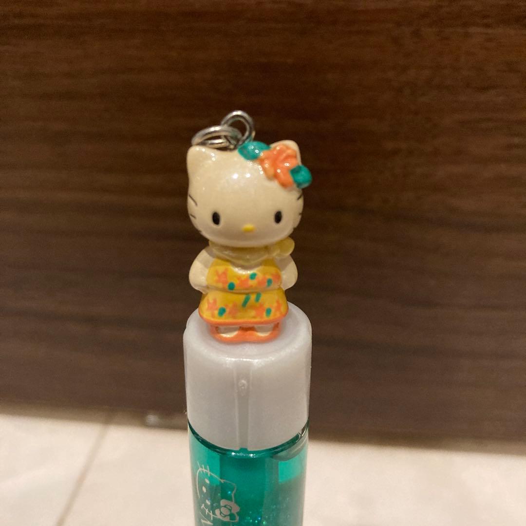 レトロ《2002年 ハローキティ リップグロス》当時物 コスメ☆グリーン