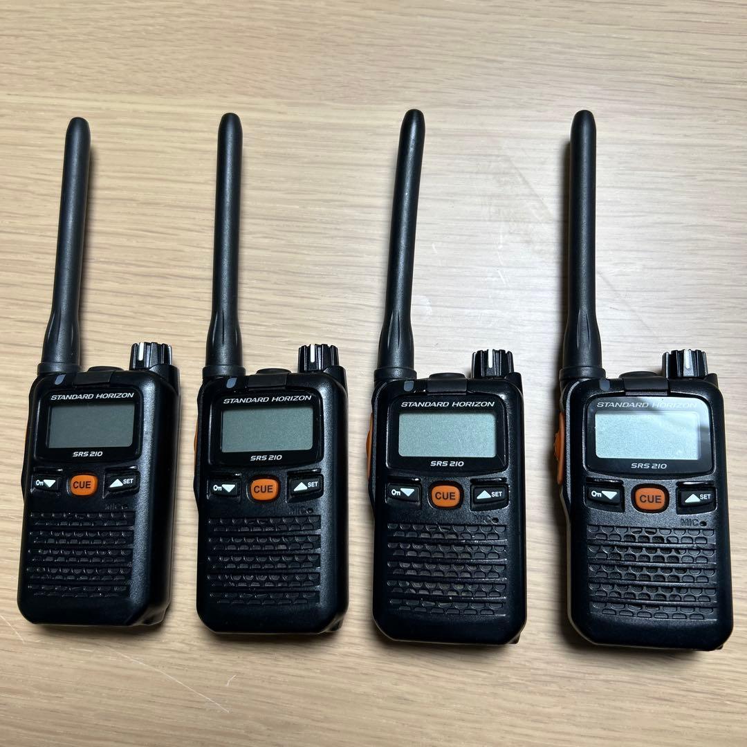 STANDARD HORIZON SRS 210 トランシーバー 4台マイク3台