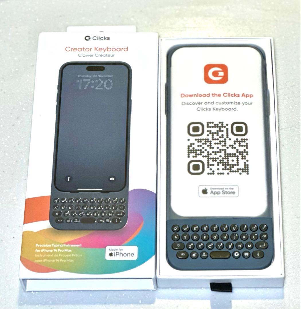 スマホアクセサリー Clicks creators Keyboard iPhone14ProMax Amazon.com: Clicks Keyboard for iPhone 14 Pro Max – Keyboard Case