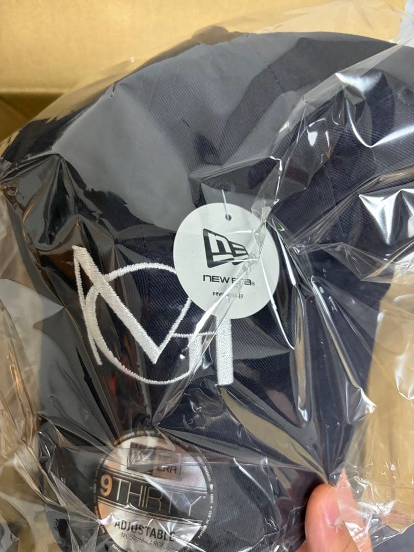 ミセス New Eraコラボ キャップ ネイビー ピン付き サイズフリー