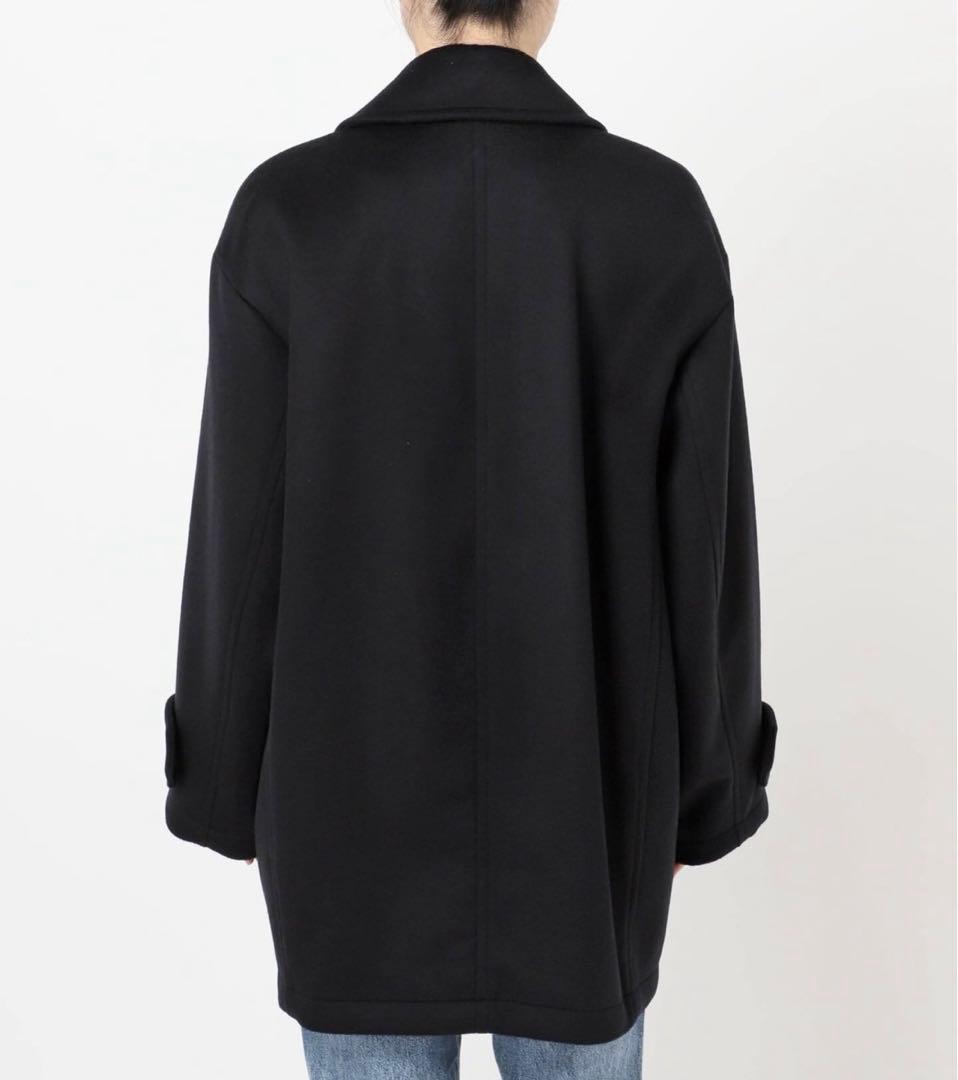 Spick&SpanS160ビーバーPコート 黒 36 人気 商品 通販