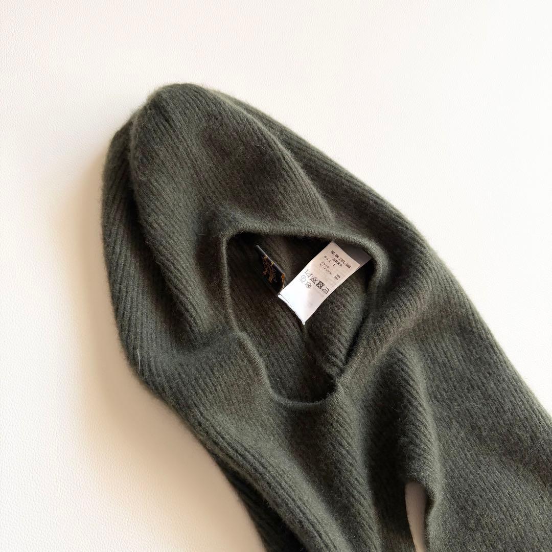 BATONER 6CASHMERE FOX バラクラバ グリーン カシミヤ - メルカリ