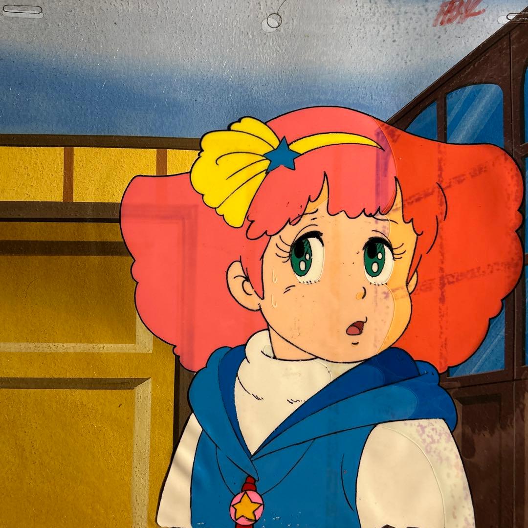 魔法のプリンセスミンキーモモ」セル画＋直筆背景 - メルカリ