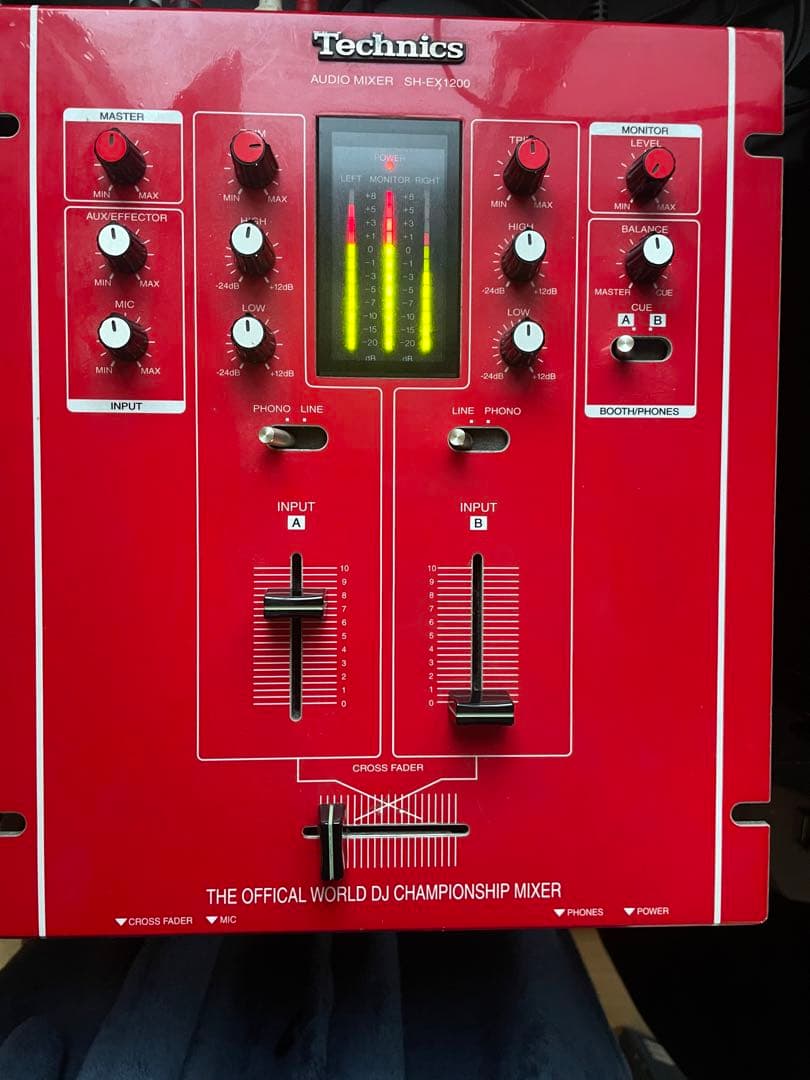 限定カラー】Technics DJミキサー SH-EX1200 レッド DMC - メルカリ