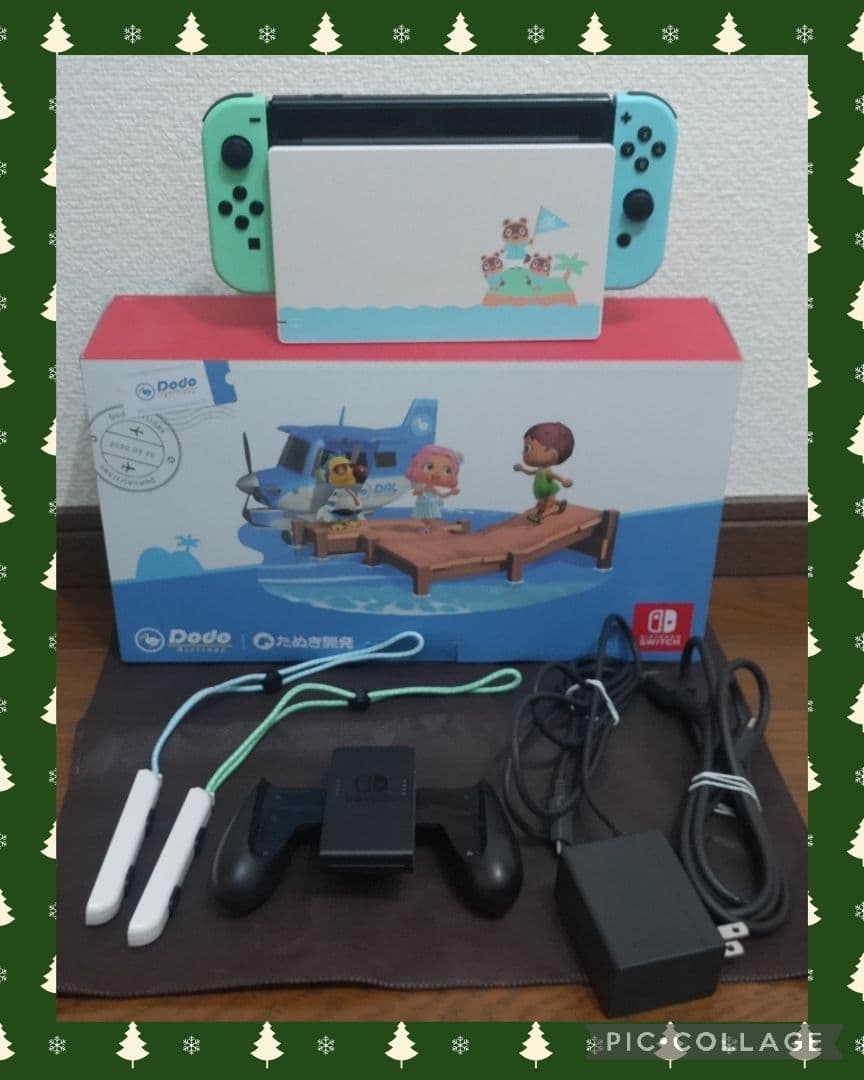 オマケ付★Nintendo Switch どうぶつの森デザイン 本体 あつまれ どうぶつの森」特別デザインのSwitch本体セットとキャリング