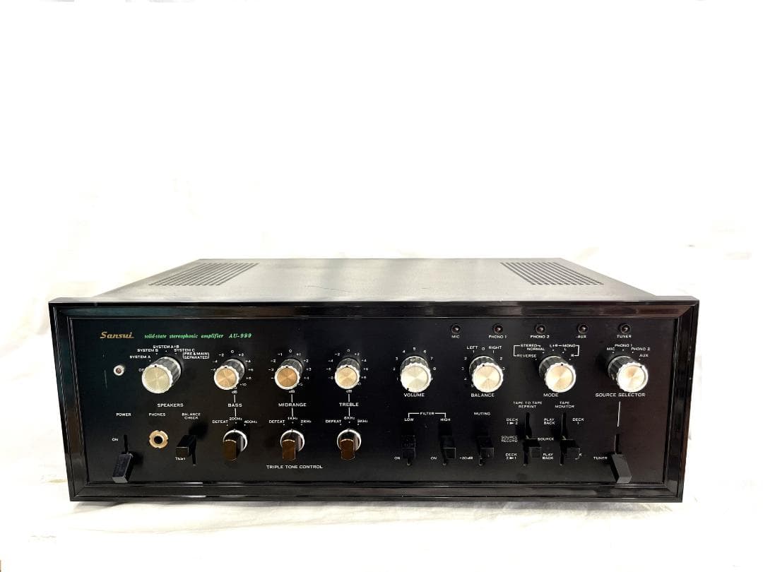 フルメンテ済 名機！SANSUI サンスイ プリメインアンプ AU-999 - メルカリ