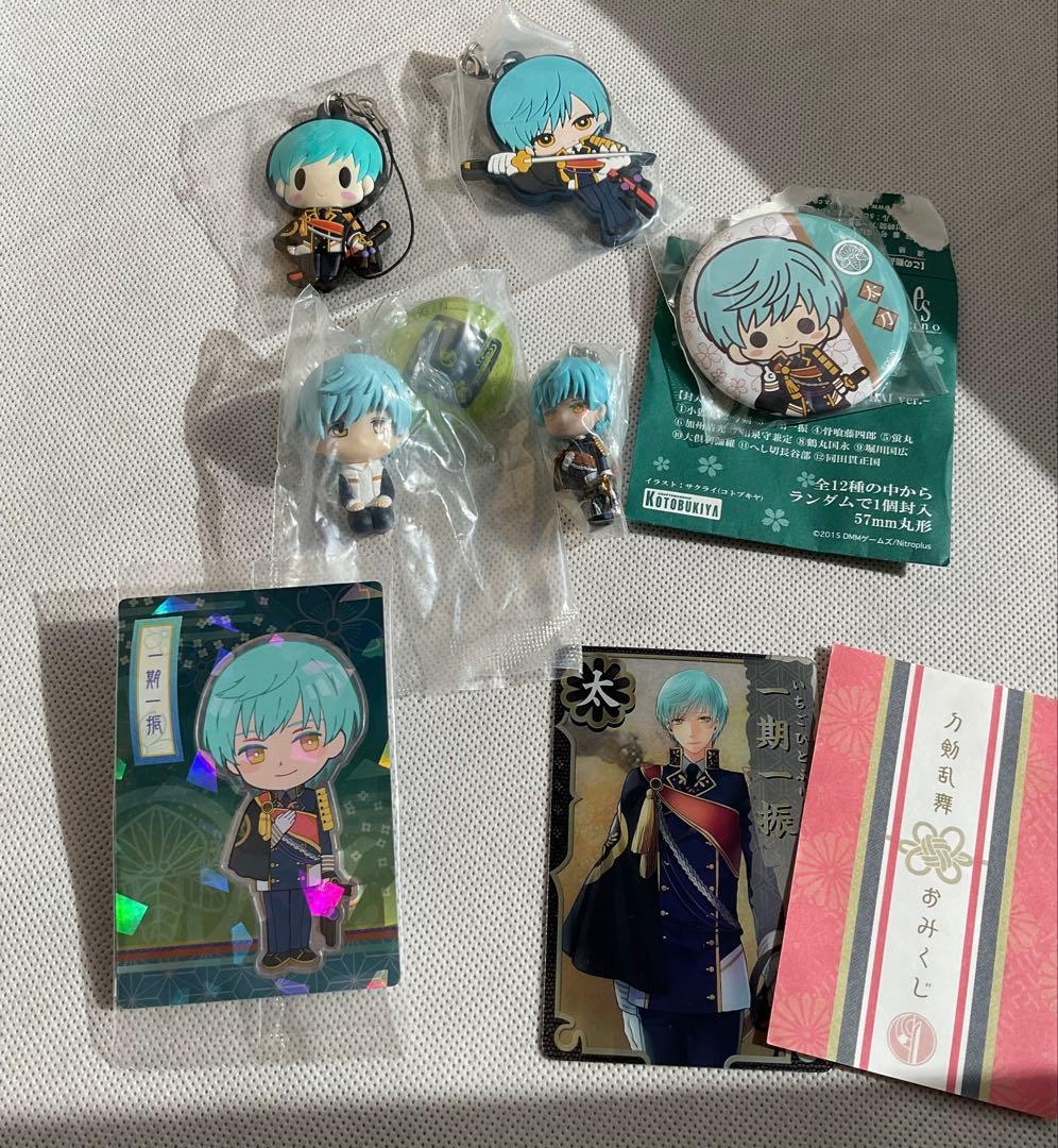 刀剣乱舞】一期一振 グッズまとめ ラバスト フィギュア 缶バッジ