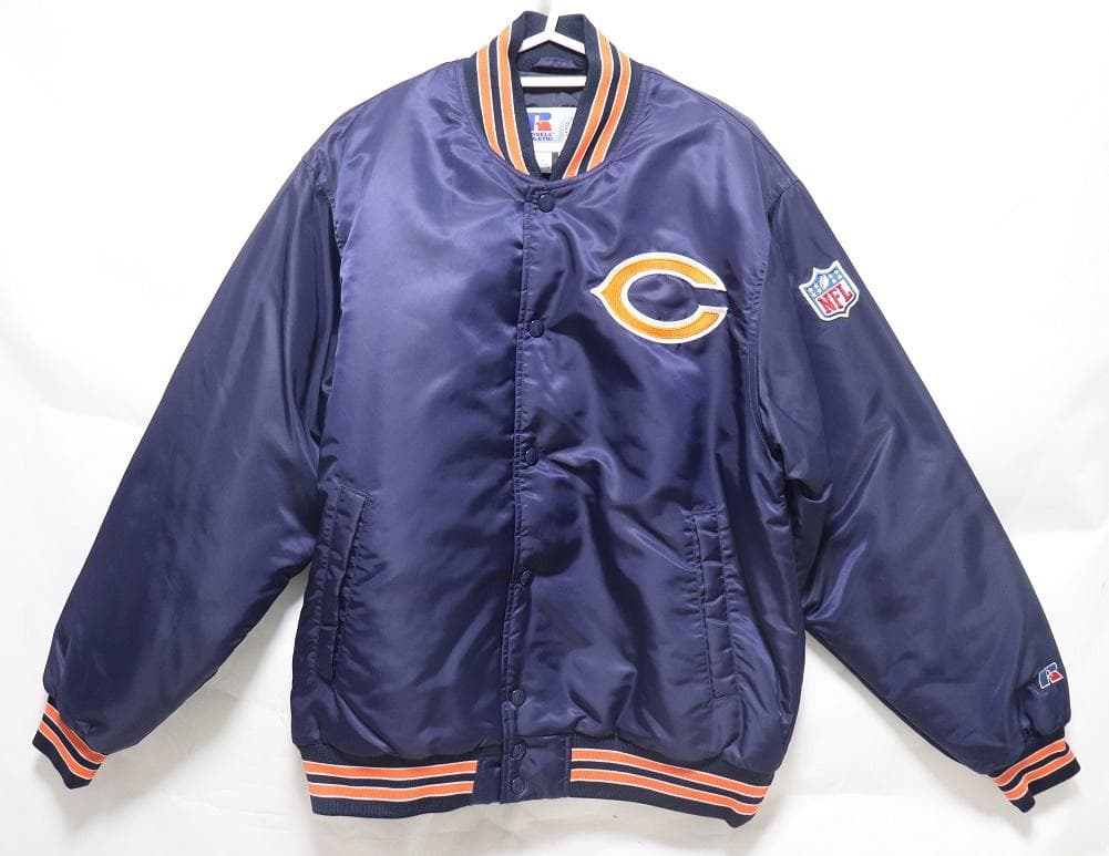Russell Athletic×Chicago Bears新品スタジャンXL NFL公式 正規品 メンズ アウター スタジャン ジャケット シカゴ